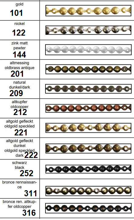 Bande à ongles décorative 1 mètre 9,5mm - cuivre - Bladi
