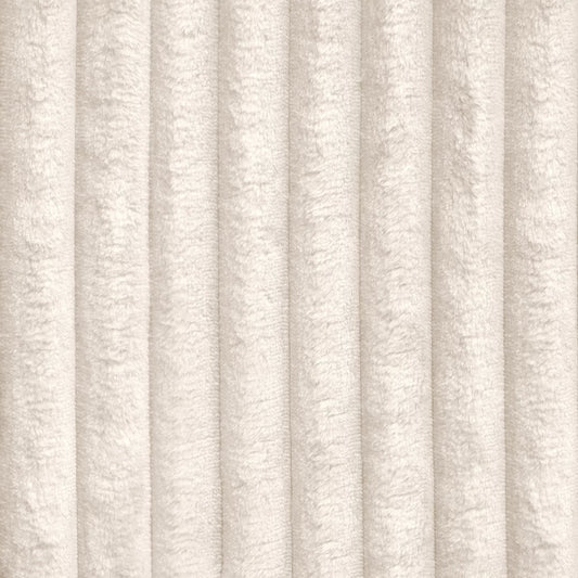 Tilia corduroy 2.5 cm wide furniture fabric - white - Bladi