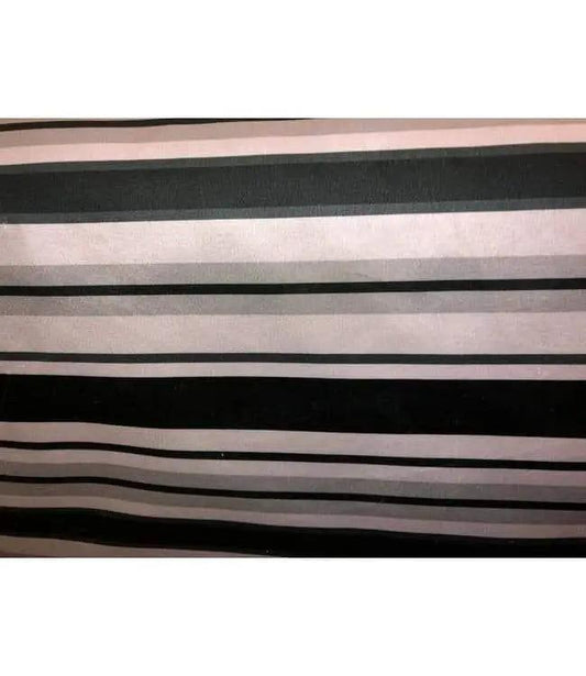 Velours 3D Strepen Black | BLADI.