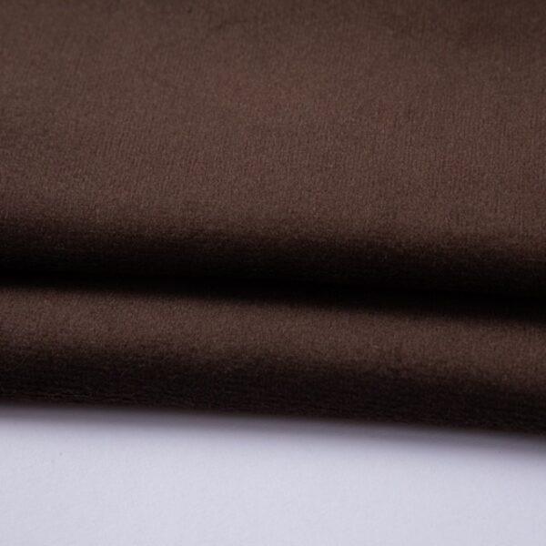 Velours Holland velvet - Donker bruin - Bladi