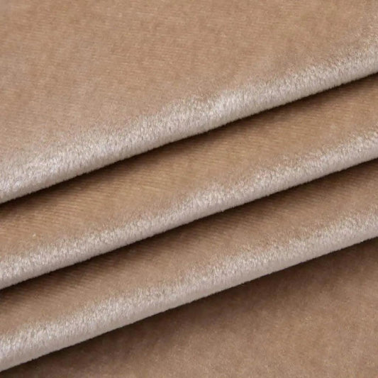 Velours, velvet Tiffany glans - beige - Bladi