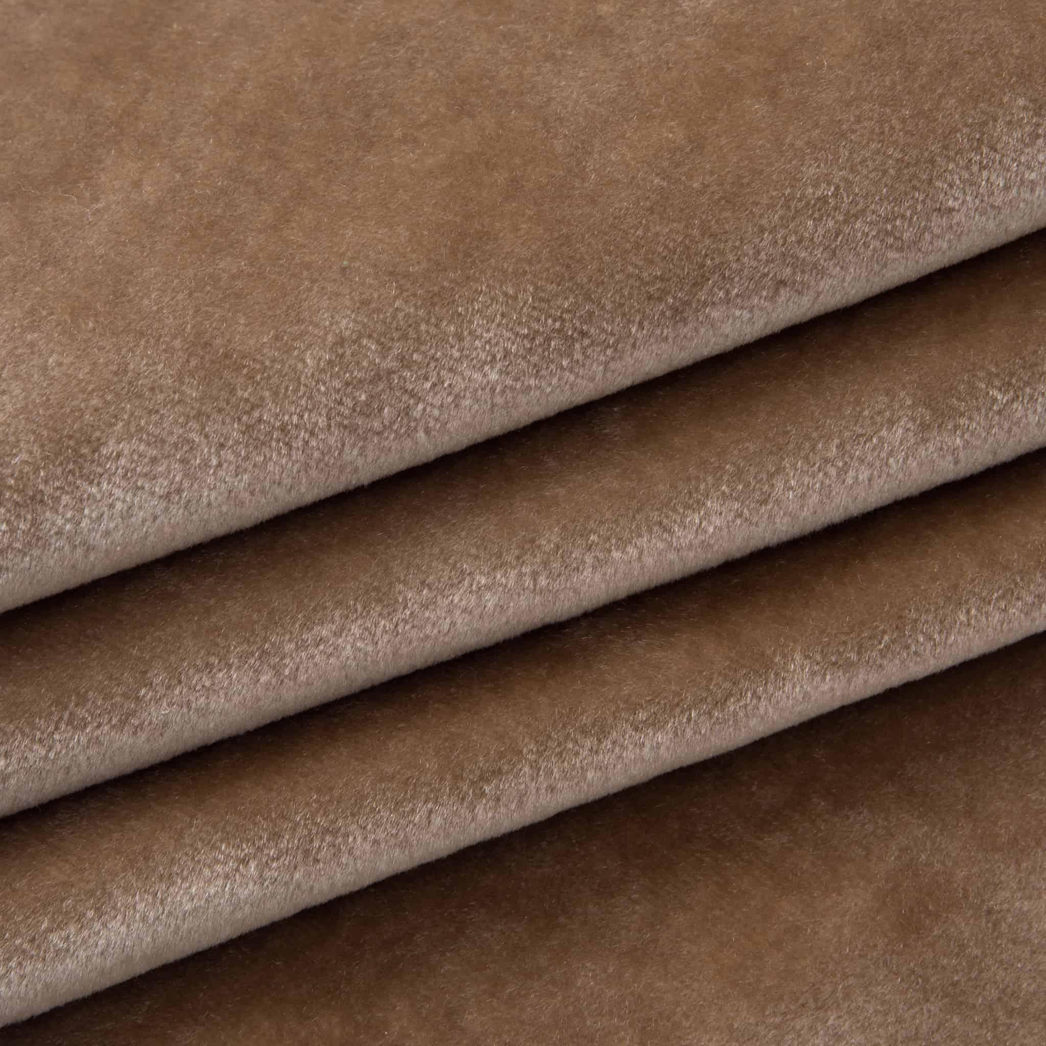 Velours, velvet Tiffany glans - olifant grijs - Bladi