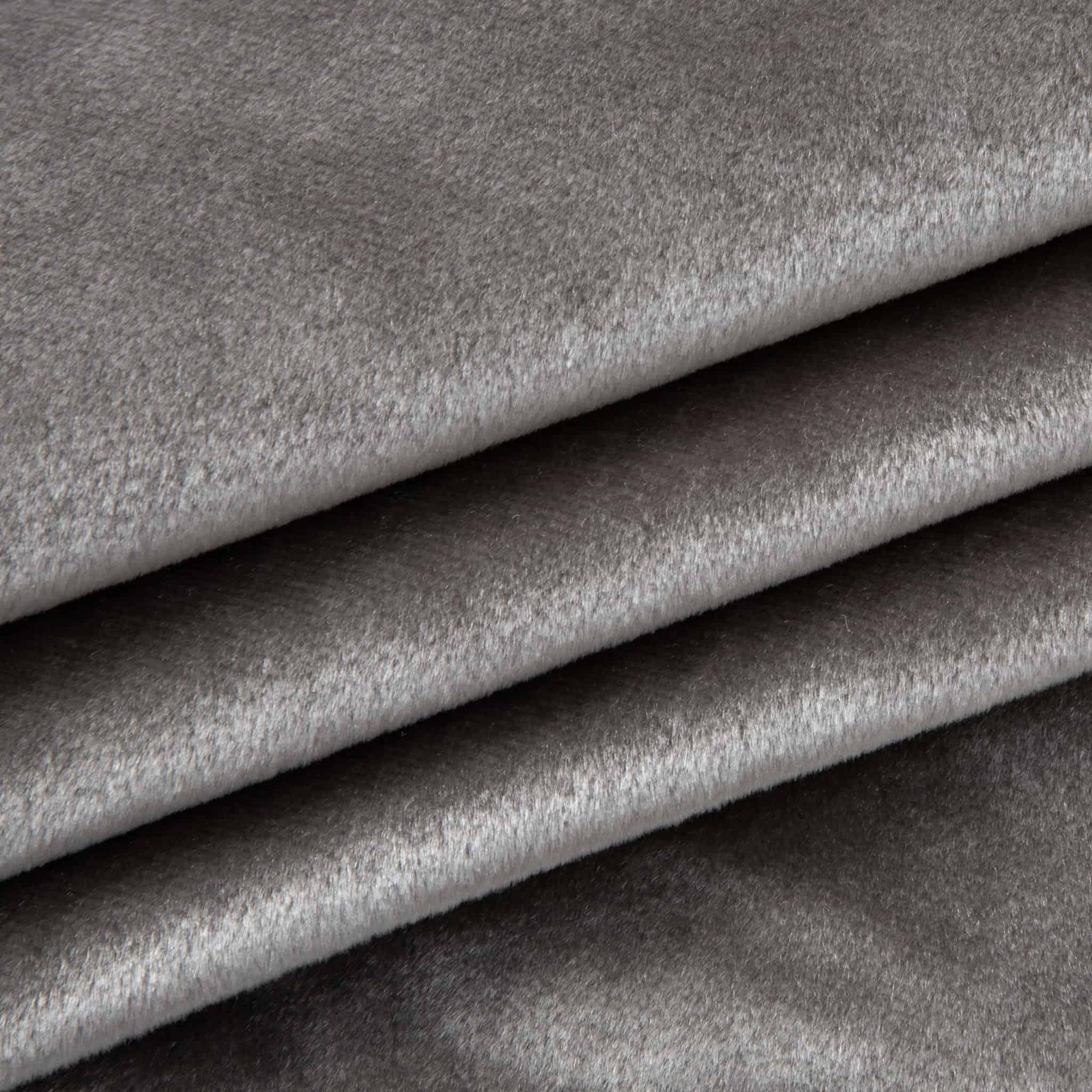 Velours, velvet Tiffany glans - bruin - Bladi