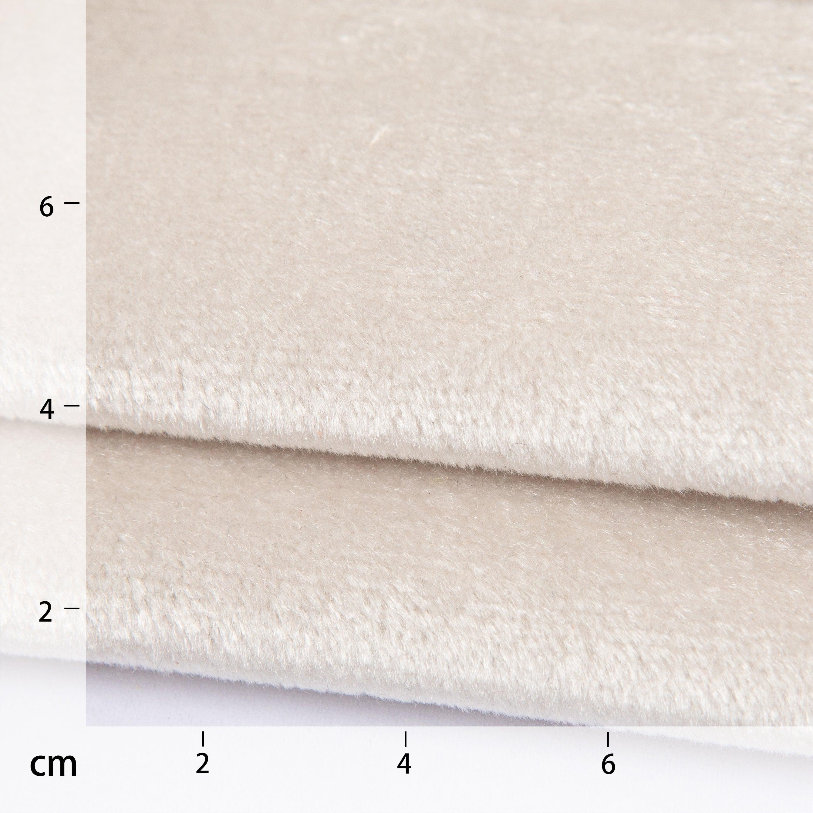 Velours, velvet Tiffany glans - Wit - Bladi