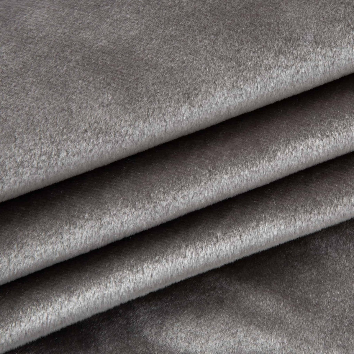 Velours, velvet Tiffany glans - bruin - Bladi