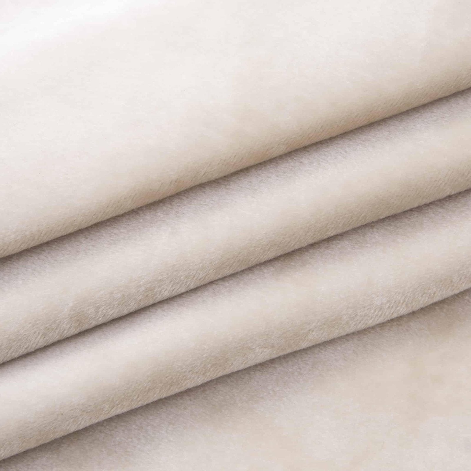 Velours, velvet Tiffany glans - donker beige - Bladi