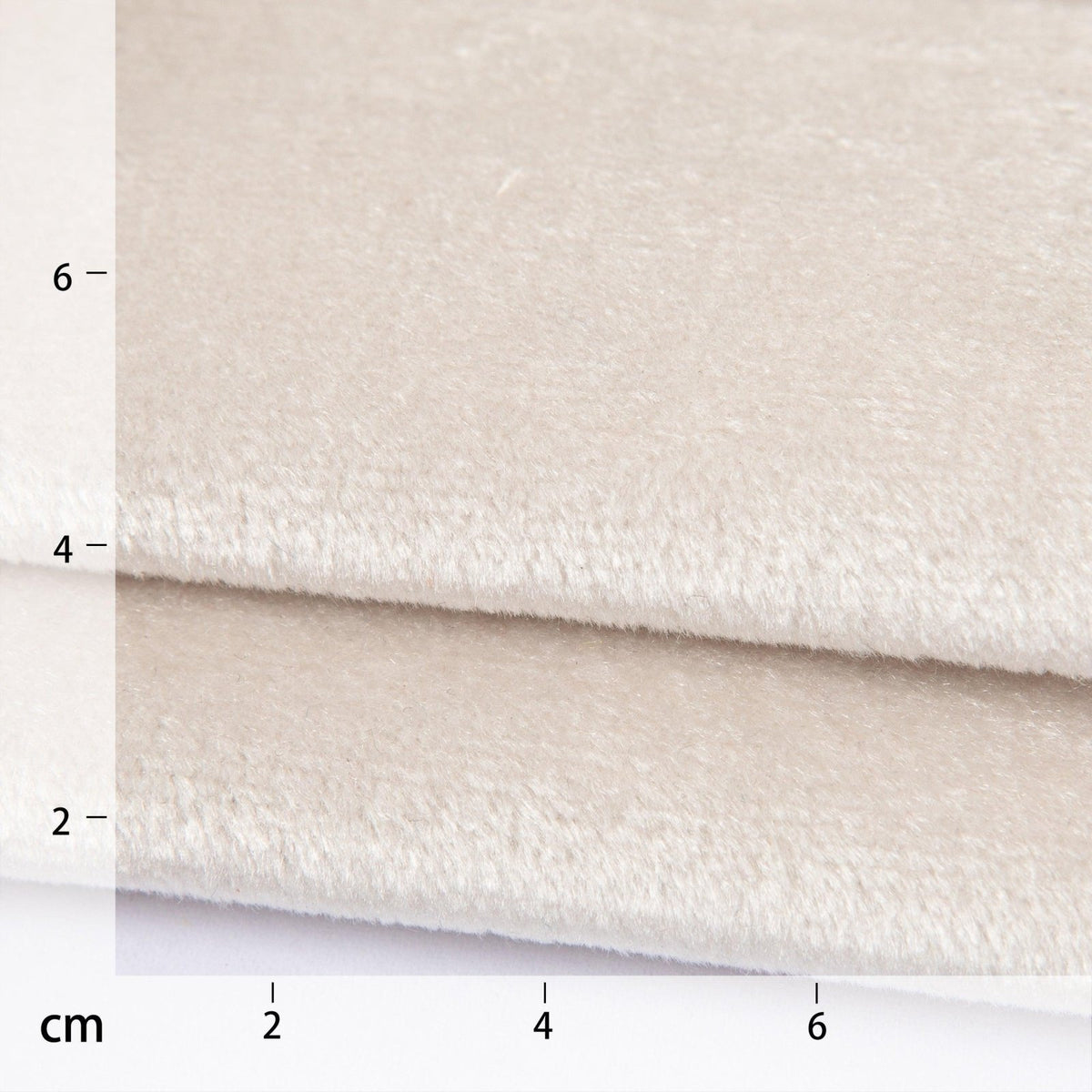 Velours, velvet Tiffany glans - Wit - Bladi