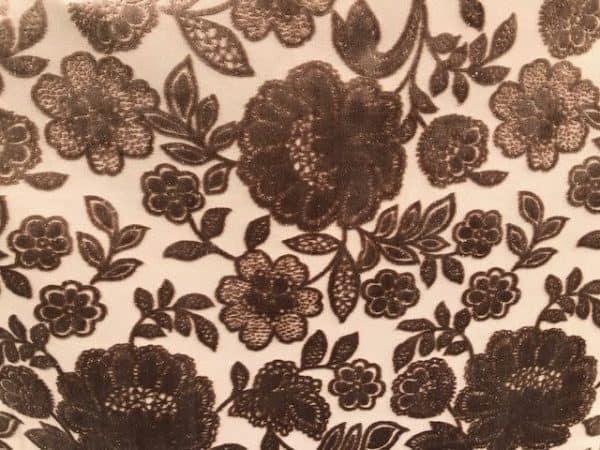 Velvet Flower - bruin - Bladi