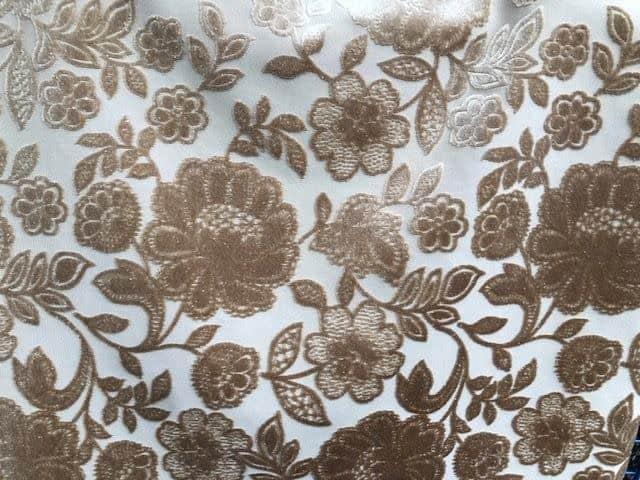 Velvet Flower - goud - Bladi