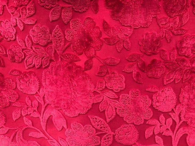 Velvet Flower - Rood - Bladi