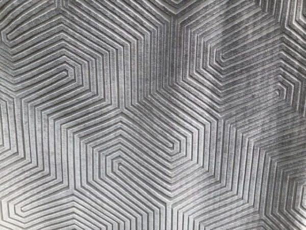 Velvet / fluweel Bijenkorf - grijs - Bladi