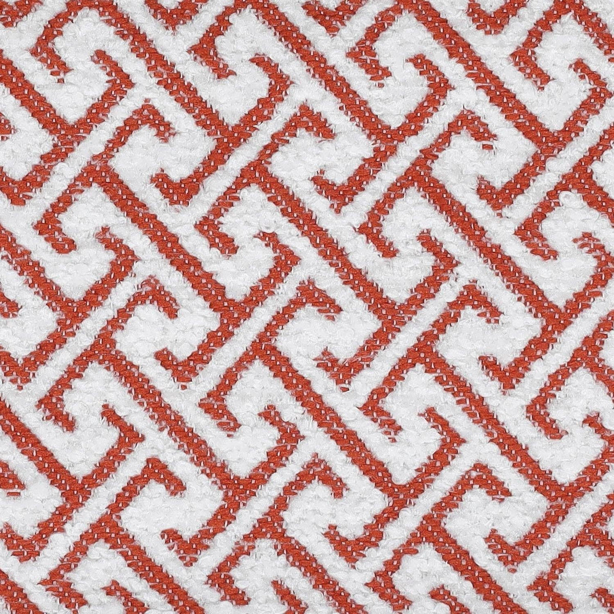 VERZACE Bouclé Chenille - baksteenrood - Bladi