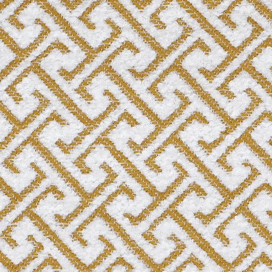 VERZACE Bouclé Chenille - okergeel - Bladi