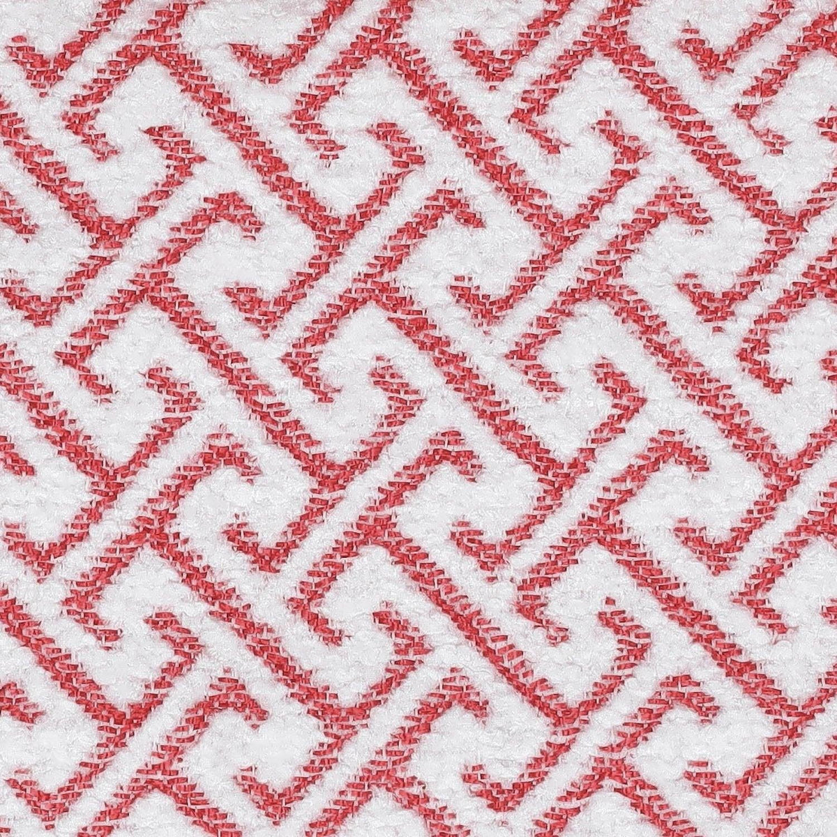 VERZACE Bouclé Chenille - rood - Bladi