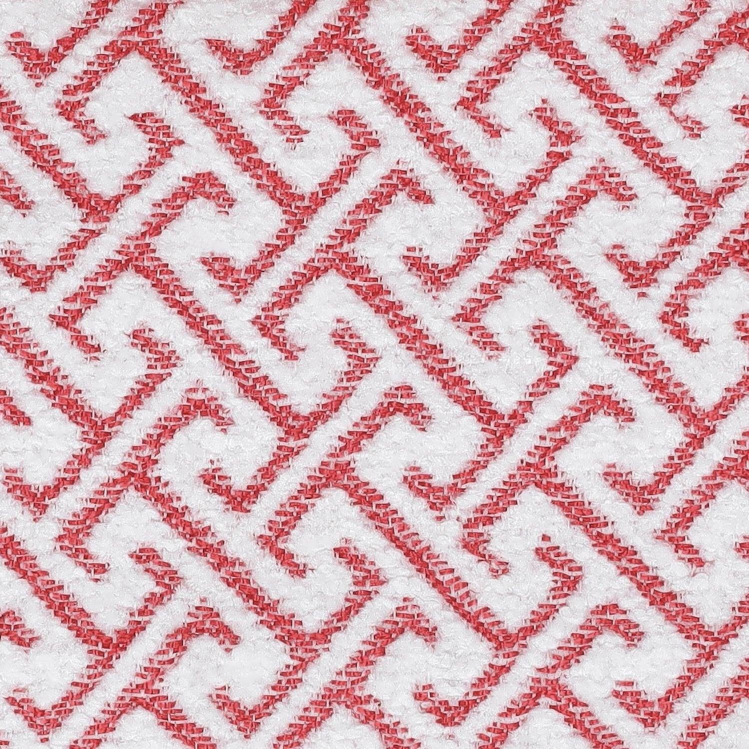 VERZACE Bouclé Chenille - rood - Bladi