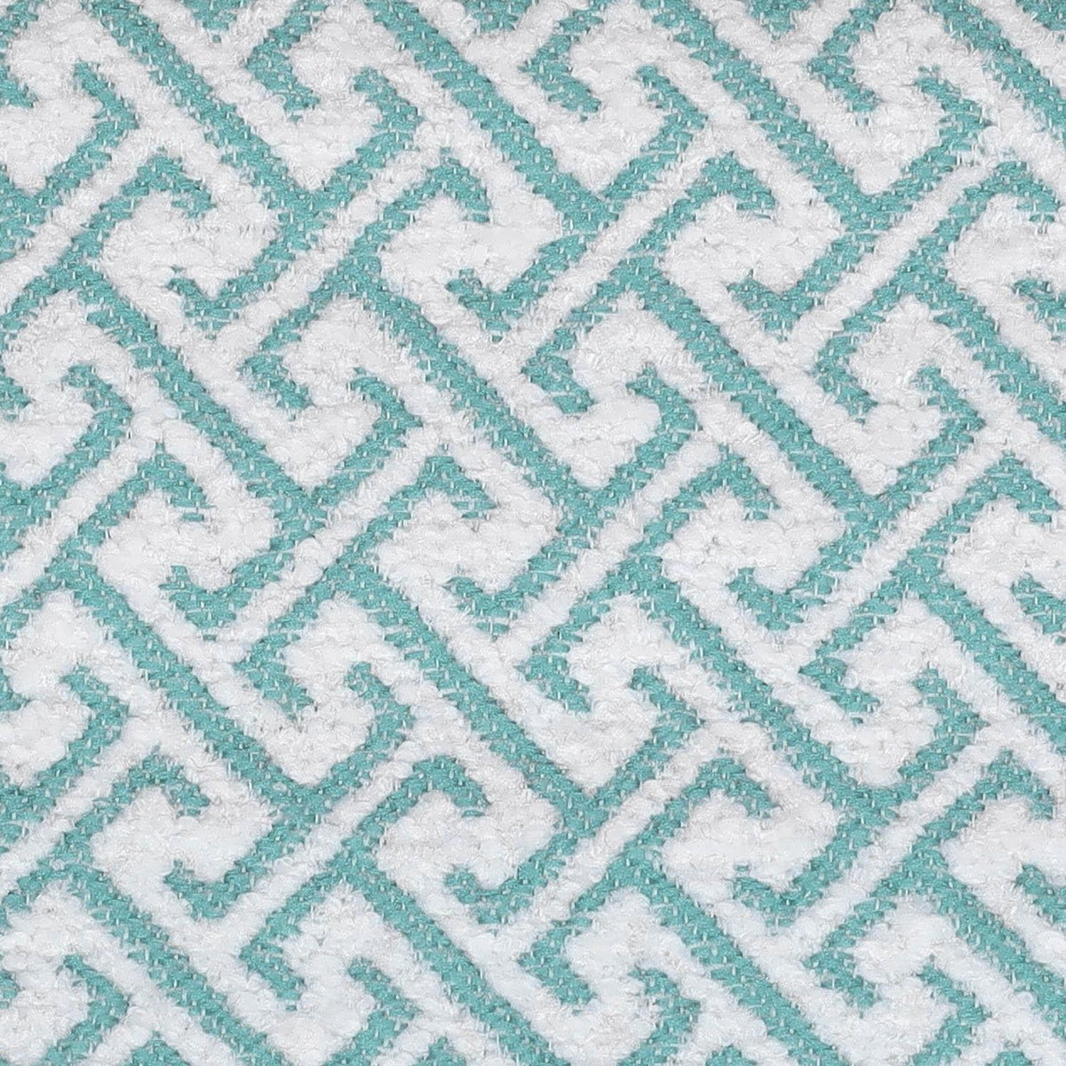 VERZACE Bouclé Chenille - zee blauw - Bladi