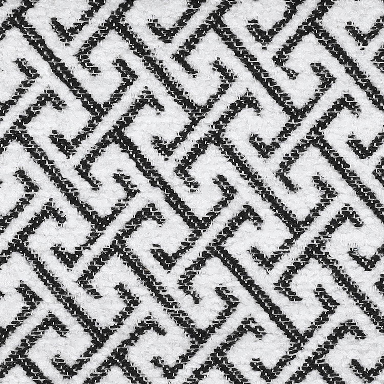 VERZACE Bouclé Chenille - zwart - Bladi