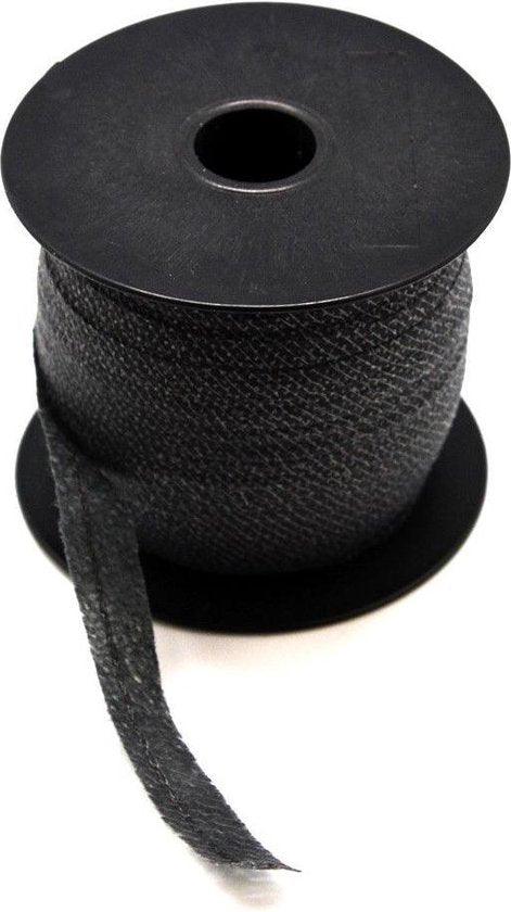 Vlieseline Vormband 12mm zwart per meter - Bladi
