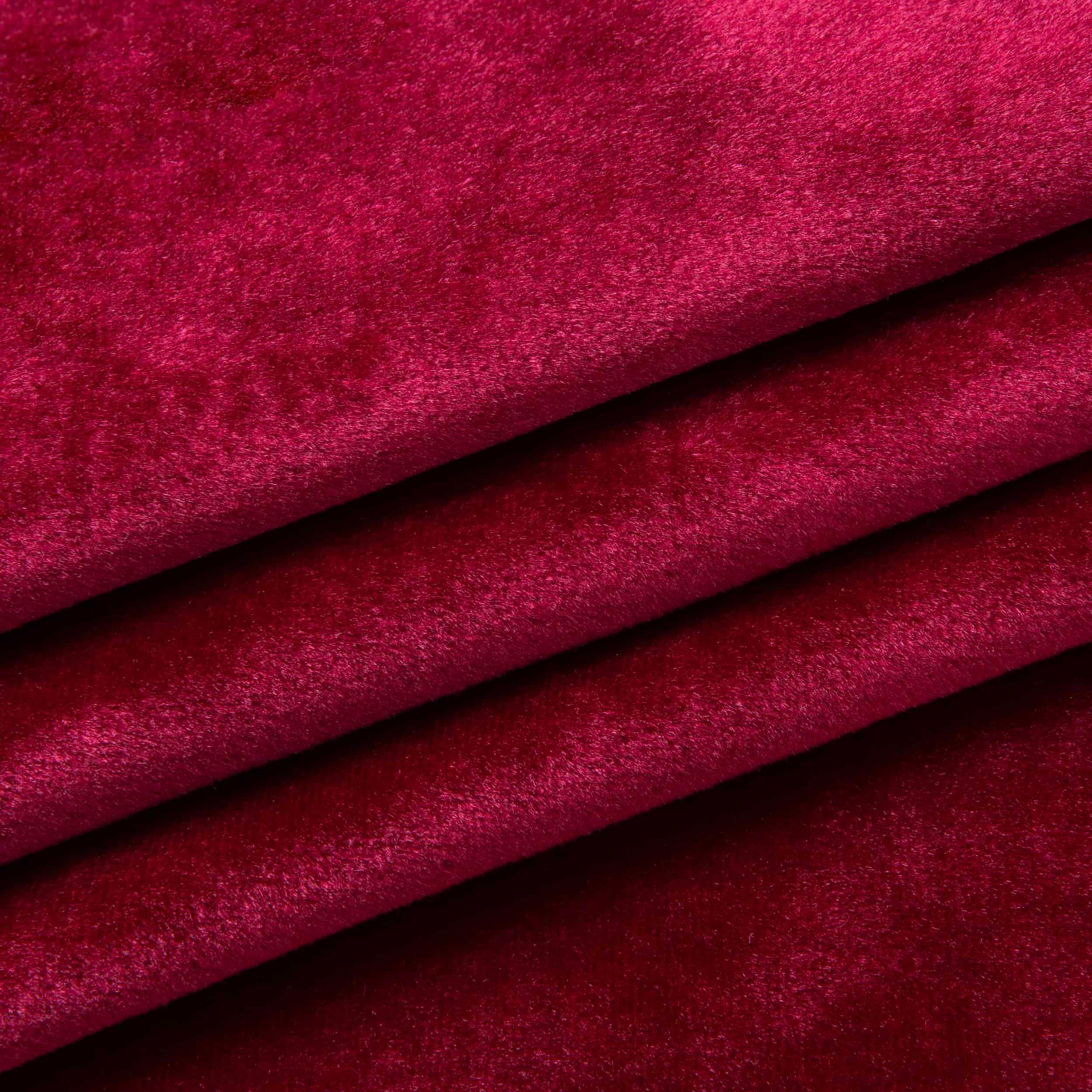 Velours, velvet Tiffany glans - bordeaux - Bladi