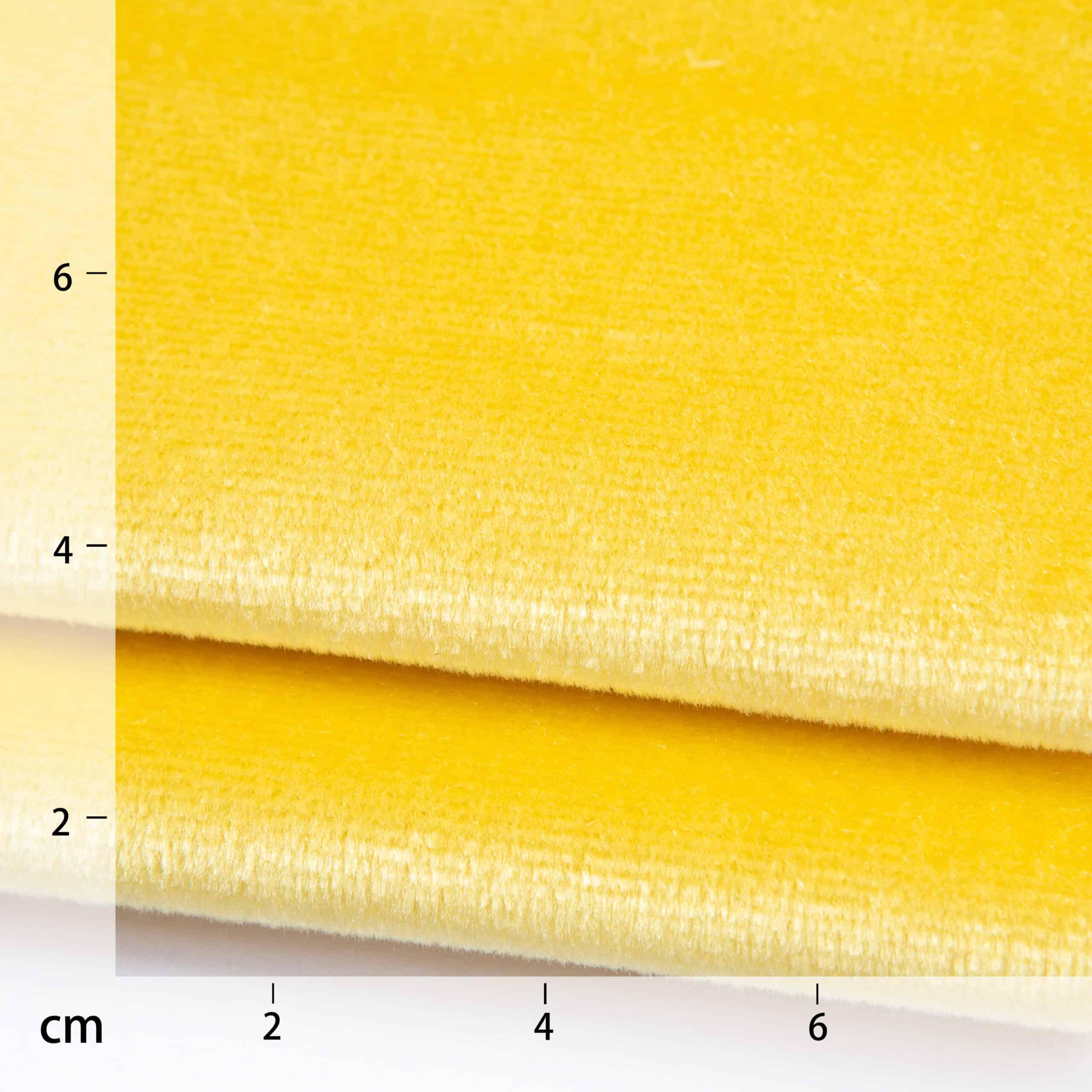 Velours, velvet Tiffany glans - Geel - Bladi