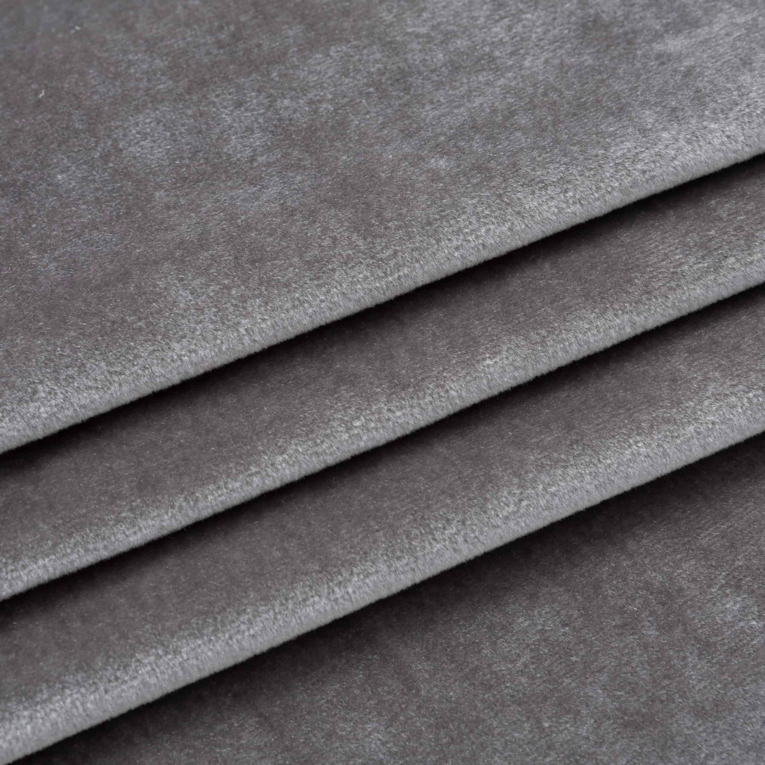 Velours, velvet Tiffany glans - olifant grijs - Bladi